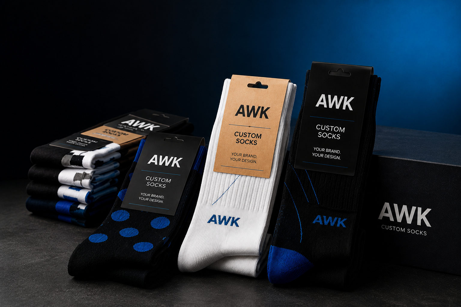 AWK Socken Mockup