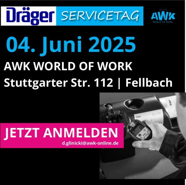 Dräger Servicetag 04. Juni 2025 Gasmesstechnik prüfen lassen jetzt anmelden